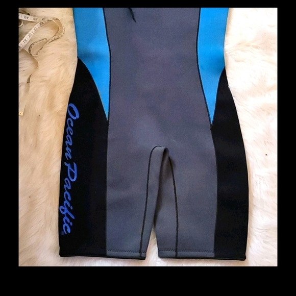 OCEAN PACIFIC OP SWIM SURF AQUA AEROBICS SUIT GEAR - Picture 2 of 16